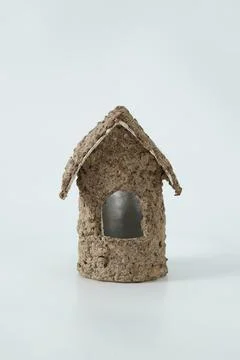 A small handmade model house Stock Photos