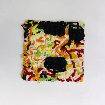 Small Handmade Textile Artwork. Stock Photos