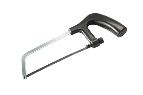 Small handsaw isolated on white background Stock Photos