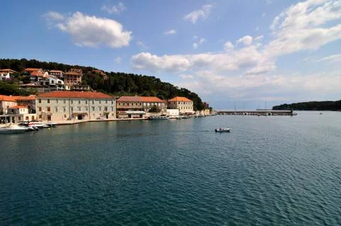 Small harbor Stock Photos