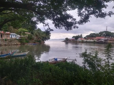 Small harbour Foto stock