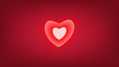Small heart shape from big hearts . Perfect for valentines day background Stock Footage 122493739