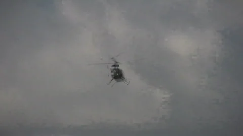 Small helicopter Stock Footage 156582