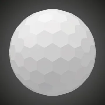 Small hexagons forming a sphere. 3d style vector illustration. Stock Illustration