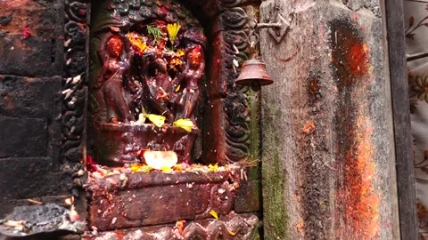 Small Hindu Temple Stock Footage 284377502