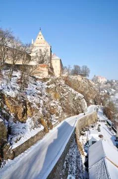 Small historical castle Stock Photos