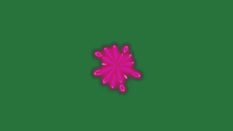 Small hole and pink flower background Stock Footage 337030189