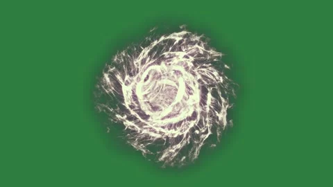 Small hole in the middle and white ball of fire on circle it background Stock Footage 337341060