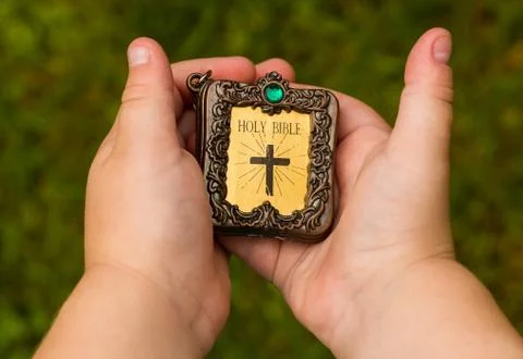 Small holy bible Foto stock