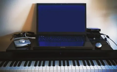 Small Home Audio Studio Foto stock