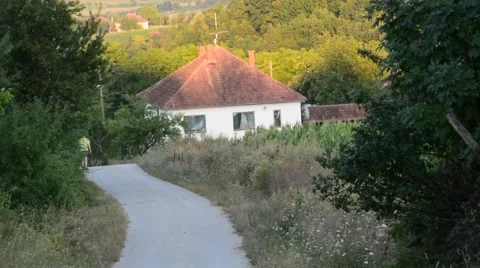 Small house at countryside Stock Footage 53217841