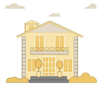 Small house Stock Illustration