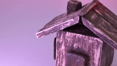 Small house model on a background Stock-Footage 249696986