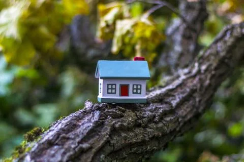 Small house model Stock Photos