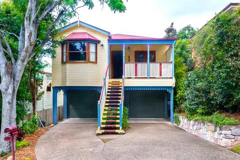 Small house with two floors Stock Photos