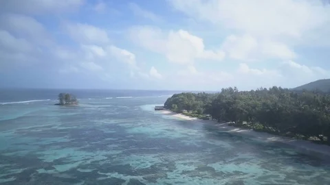 Small hut at the beach Stock Footage 80396371