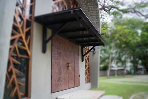 Small hut in the resort Stock Photos