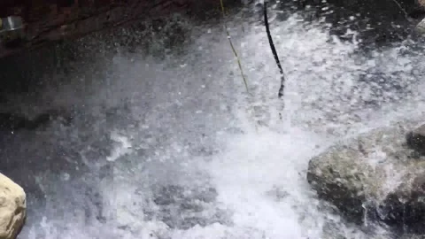 Small hydroelectric power generation station on a stream of water in Kalam sw Stock Footage 207934805