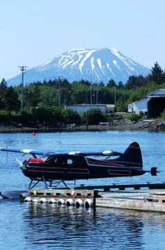 Small Hydroplane on the water Stock Photos