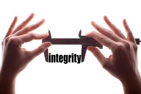 Small integrity concept Stock Photos