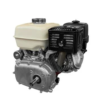 Small internal combustion engine, isolated on a white background Foto stock