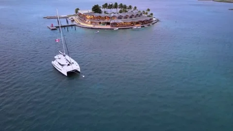 Small island in the BVIs 2 Stock Footage 246715181