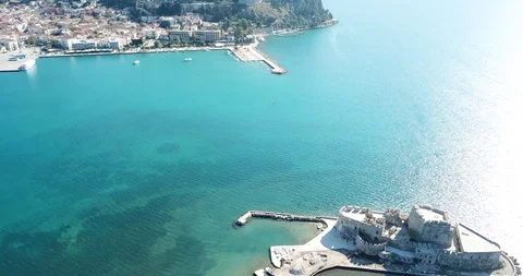 Small Island off of Greece Video stock 88673281