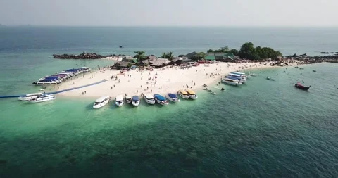 Small island in Thailand Stock Footage