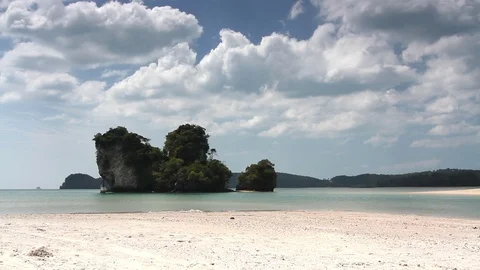 Small islands off the coast Stock Footage 71614859