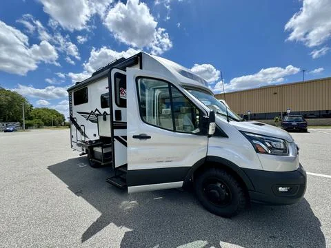 A small Jayco Granite Ridge Class B Van at a General RV Showroom Stock Photos