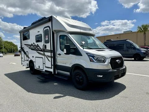 A small Jayco Granite Ridge Class B Van at a General RV Showroom Stock Photos