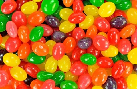 Small jelly beans Stock Photos