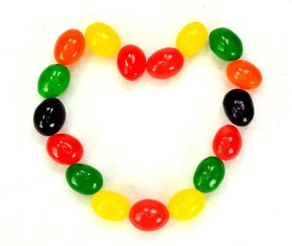Small jelly beans Foto stock