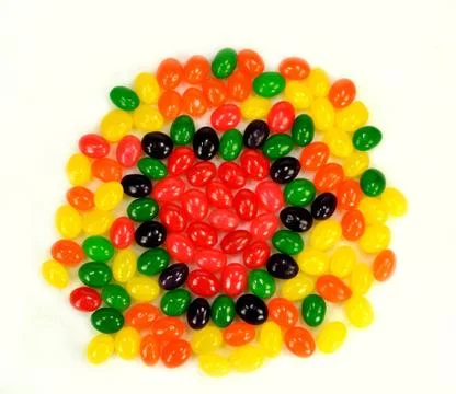 Small jelly beans Stock Photos