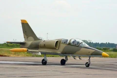 The small jet plane Stock Photos