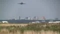 Small jet takes off HD Footage