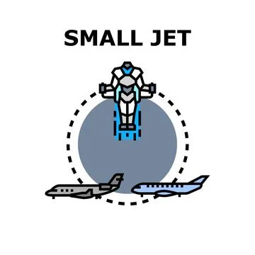 Small jet transportation concept using modern technology イラスト素材