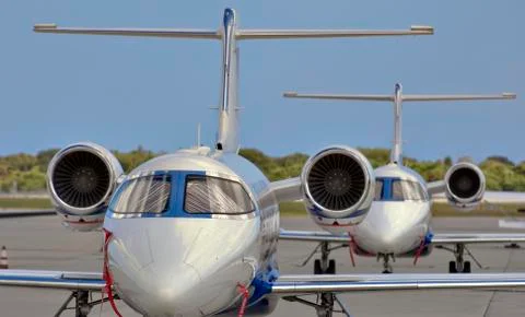 Small jets Stock Photos