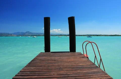 Small jetty Stock-Fotos