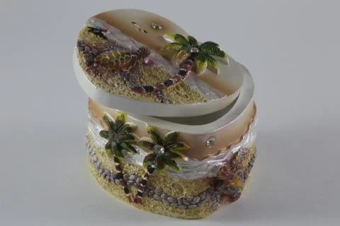 Small jewelry box 库存照片