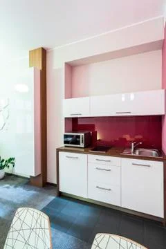 Small kitchen area 스톡 사진