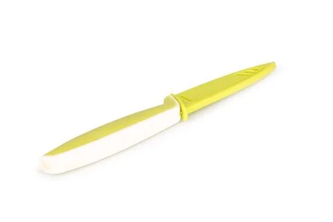 Small knife isolated on white background Foto stock