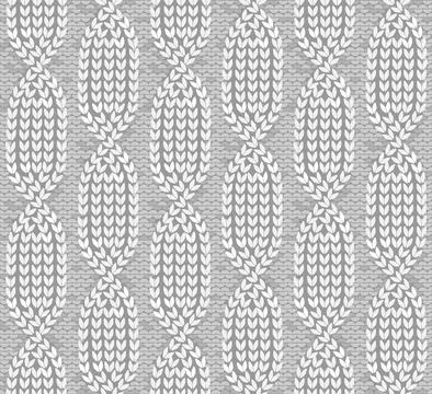 Small knit braids texture. Seamless pattern. Vector illustration. 스톡 일러스트