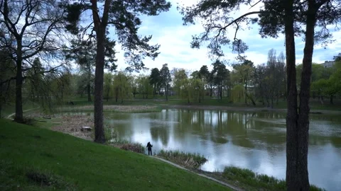 Small lake 動画素材 130494597