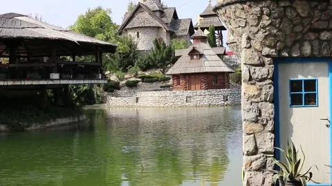 A small lake Stock Footage 141375351