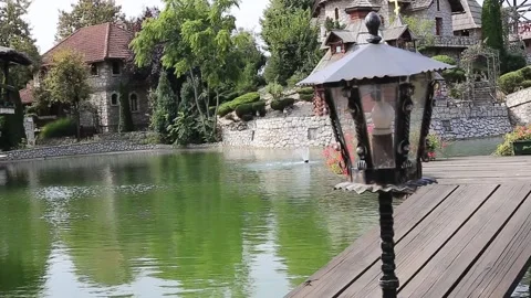 A small lake Stock Footage 141375411