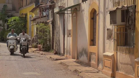 Small lane Video stock 76594792