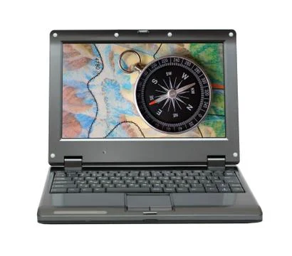 Small laptop Illustrazione stock