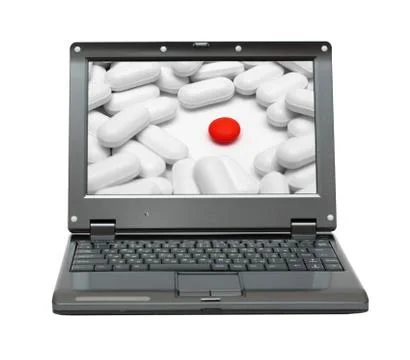 Small laptop Stock-Illustration