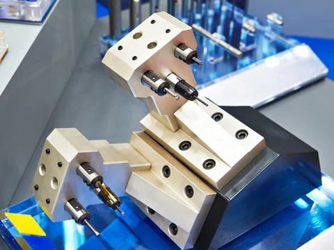 Small lathe tool cutter with inserts Stock Photos